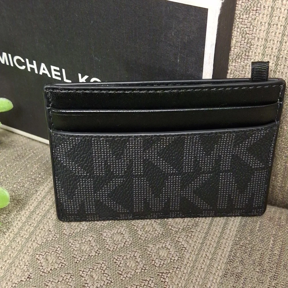 Michael Kors Signature Card Case & Keychain Box Set